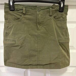 Olive Green Boy Scouts of America Mini Skirt Skort. Ships from a smoke free home